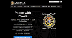 Desktop Screenshot of legacymartialartsllc.com